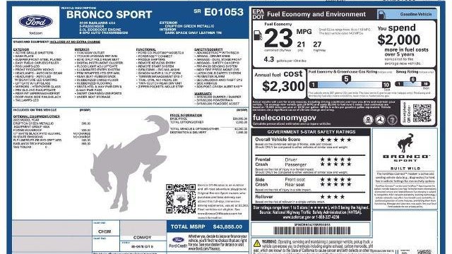 2025 Ford Bronco Sport Badlands