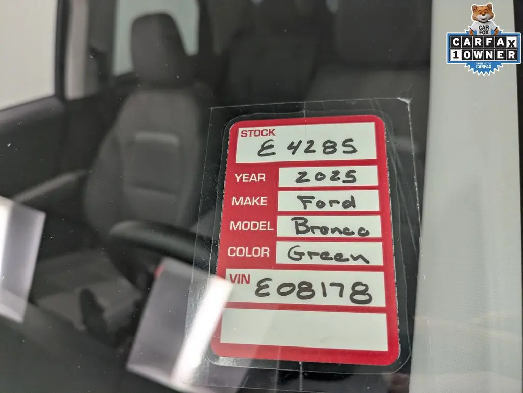 2025 Ford Bronco - $33,995