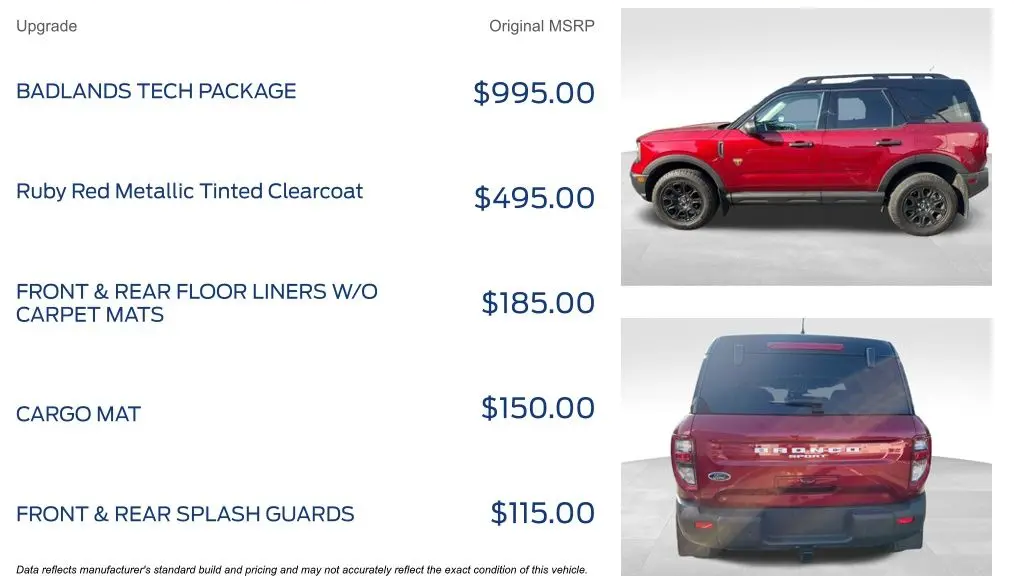 2025 Ford Bronco Sport Badlands