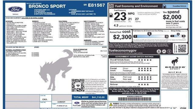 2025 Ford Bronco Sport Badlands