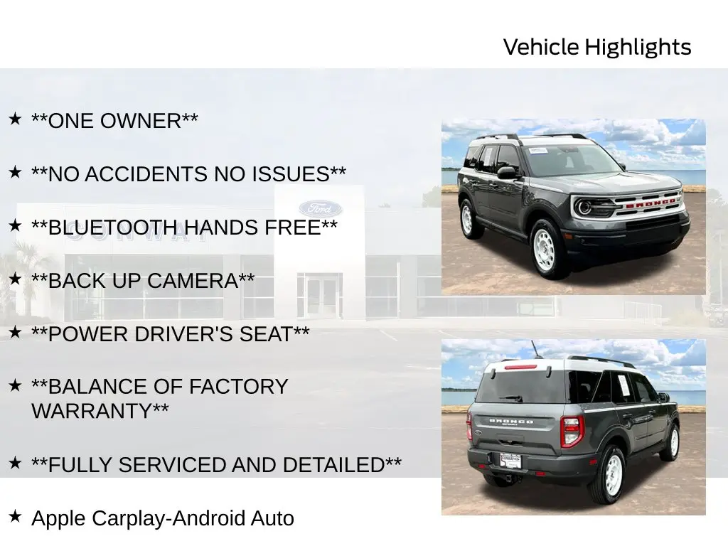 2024 Ford Bronco - $27,998