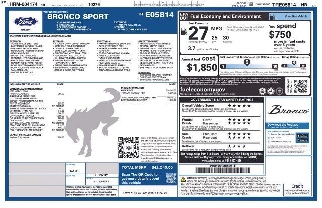 2026 Ford Bronco - $36,995
