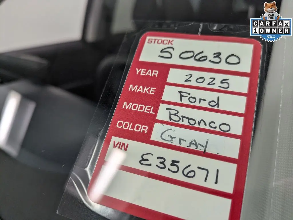 2025 Ford Bronco - $29,220