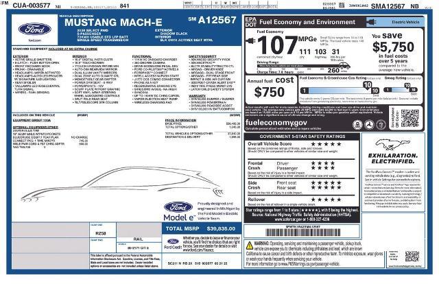 2025 Ford Mustang - $27,500