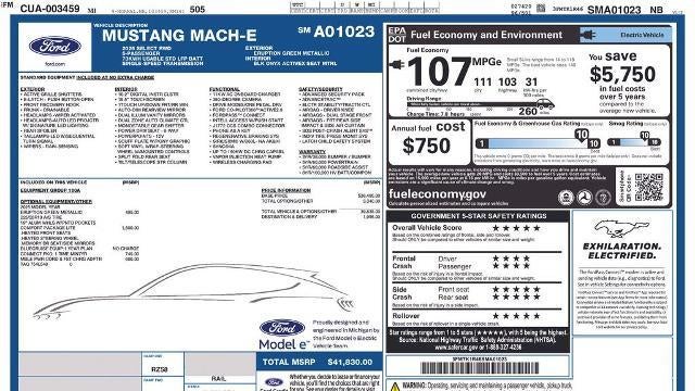 2025 Ford Mustang Mach-E Select