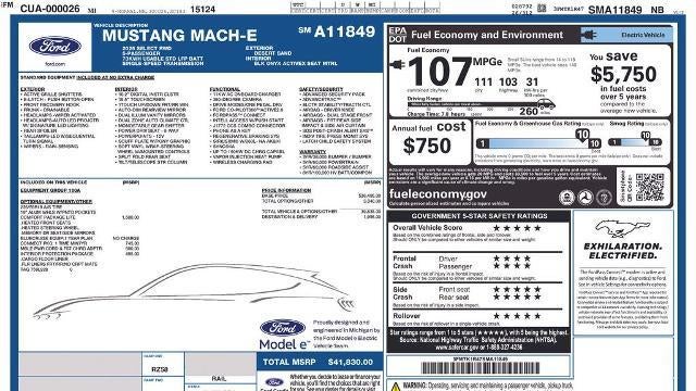 2025 Ford Mustang Mach-E Select