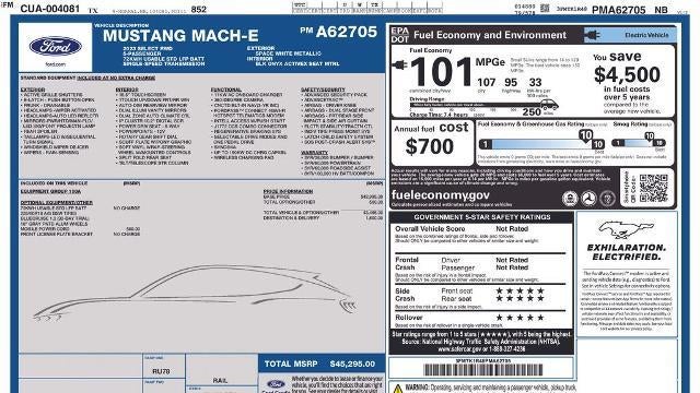 2023 Ford Mustang Mach-E Select