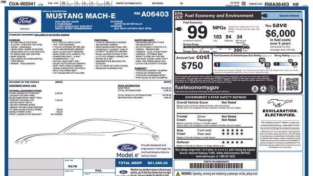 2024 Ford Mustang Mach-E Select