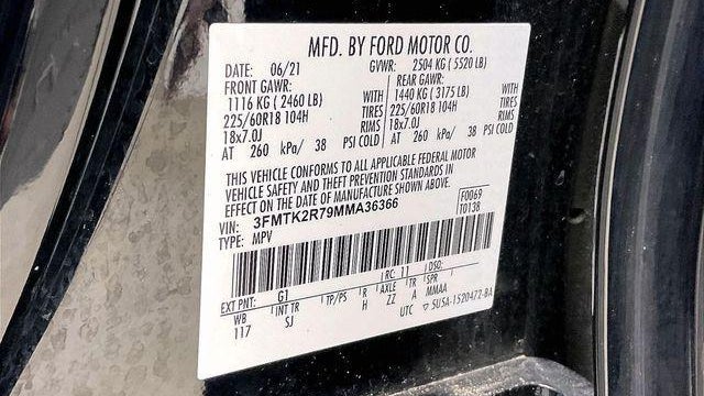 2021 Ford Mustang Mach-E California Route 1