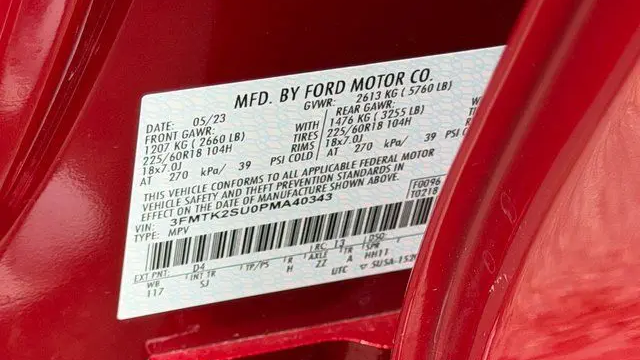 2023 Ford Mustang Mach-E California Route 1