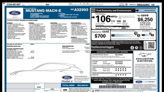 2024 Ford Mustang Mach-E Premium