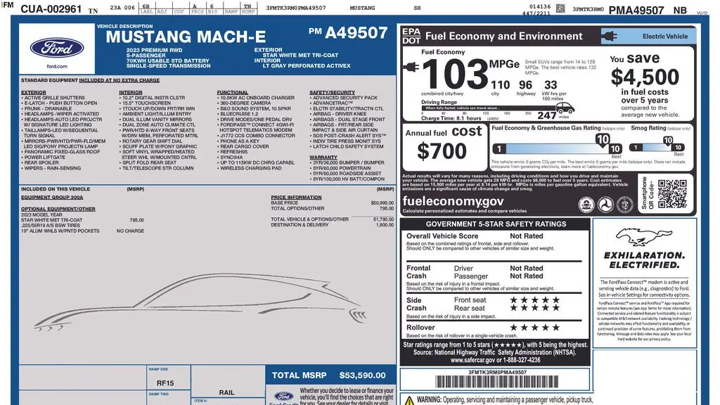 2023 Ford Mustang Mach-E Premium