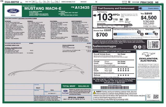 2023 Ford Mustang Mach-E Premium — photo 1 of 12