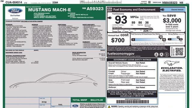 2022 Ford Mustang Mach-E Premium