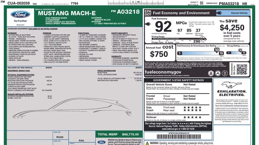 2023 Ford Mustang Mach-E Premium