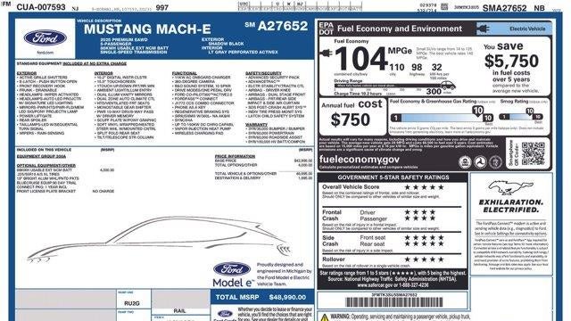 2025 Ford Mustang Mach-E Premium