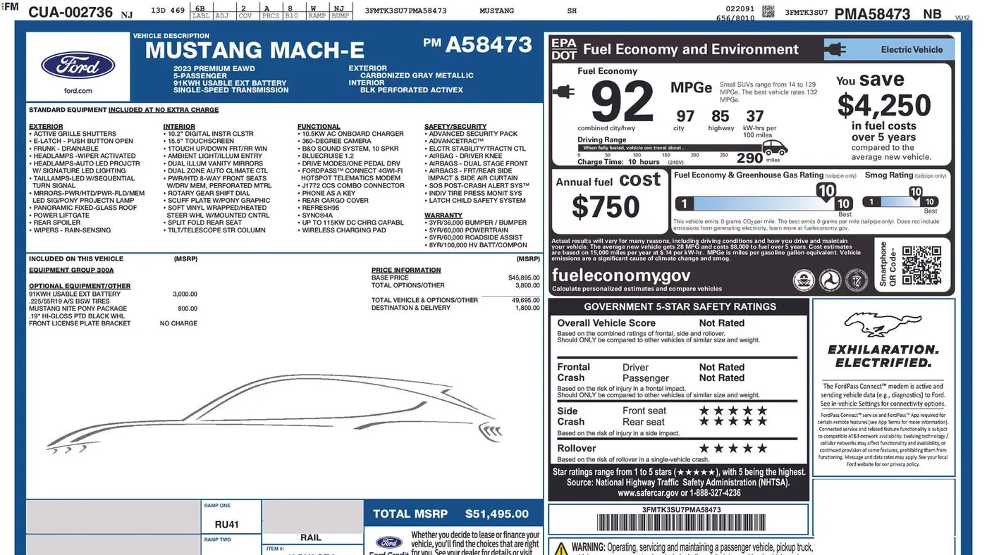 2023 Ford Mustang Mach-E Premium