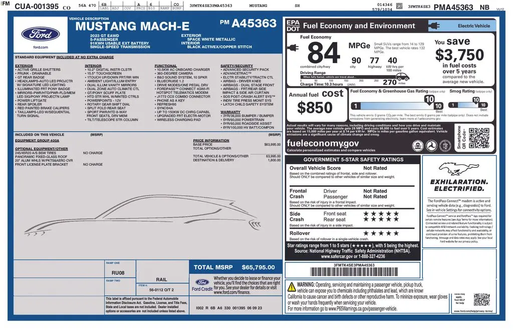2023 Ford Mustang - $35,750