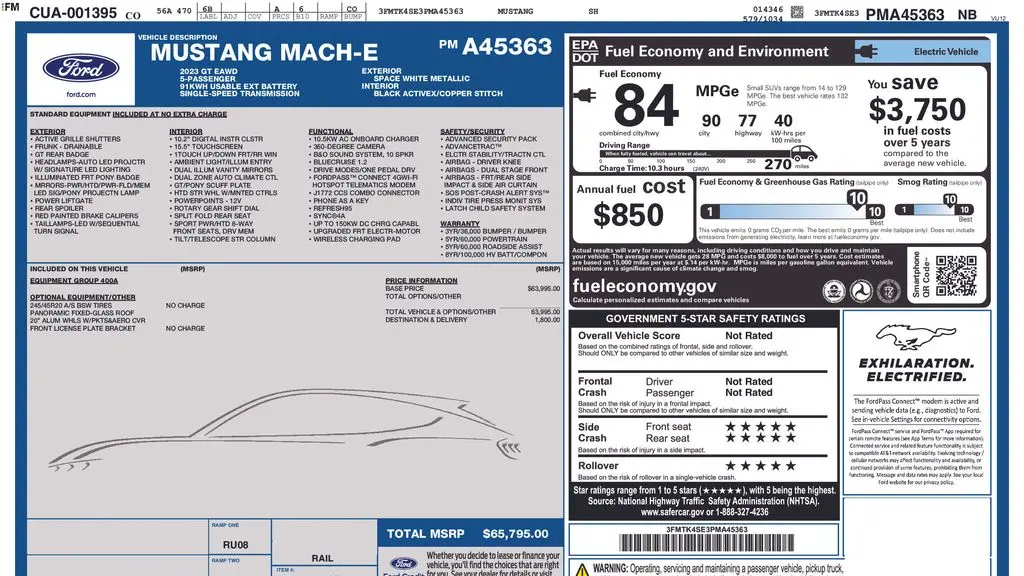 2023 Ford Mustang Mach-E GT