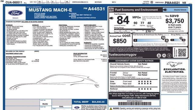 2023 Ford Mustang Mach-E GT