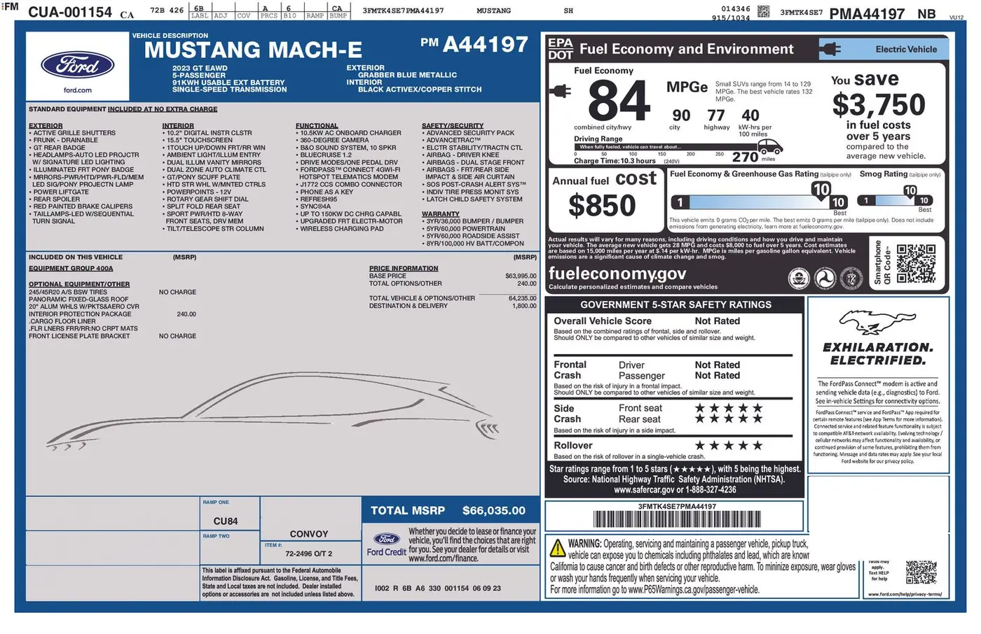 2023 Ford Mustang - $34,950