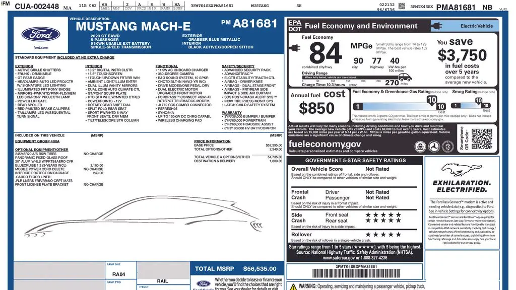 2023 Ford Mustang Mach-E GT