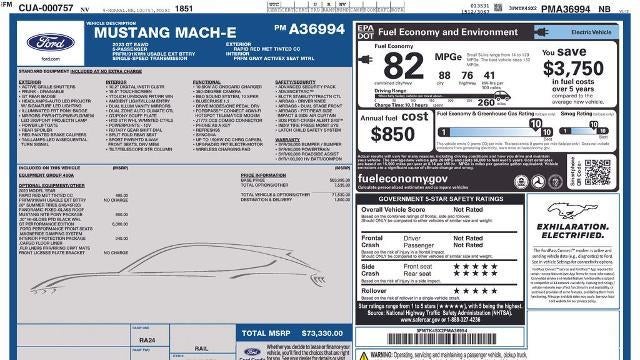 2023 Ford Mustang Mach-E GT