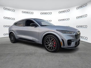 2022 Ford Mustang Mach-E with Iced Blue Silver Metallic Exterior