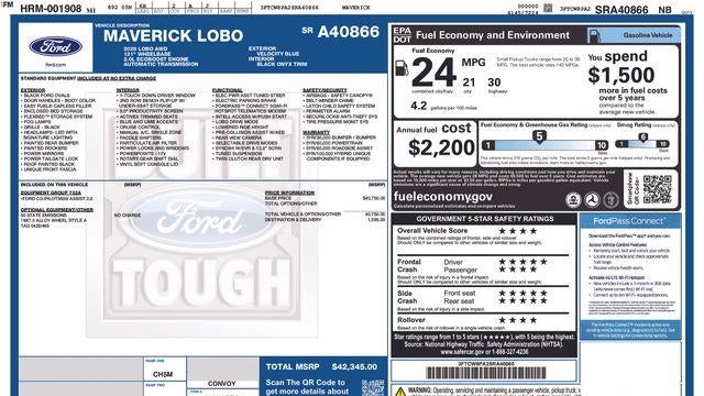 2025 Ford Maverick Lobo