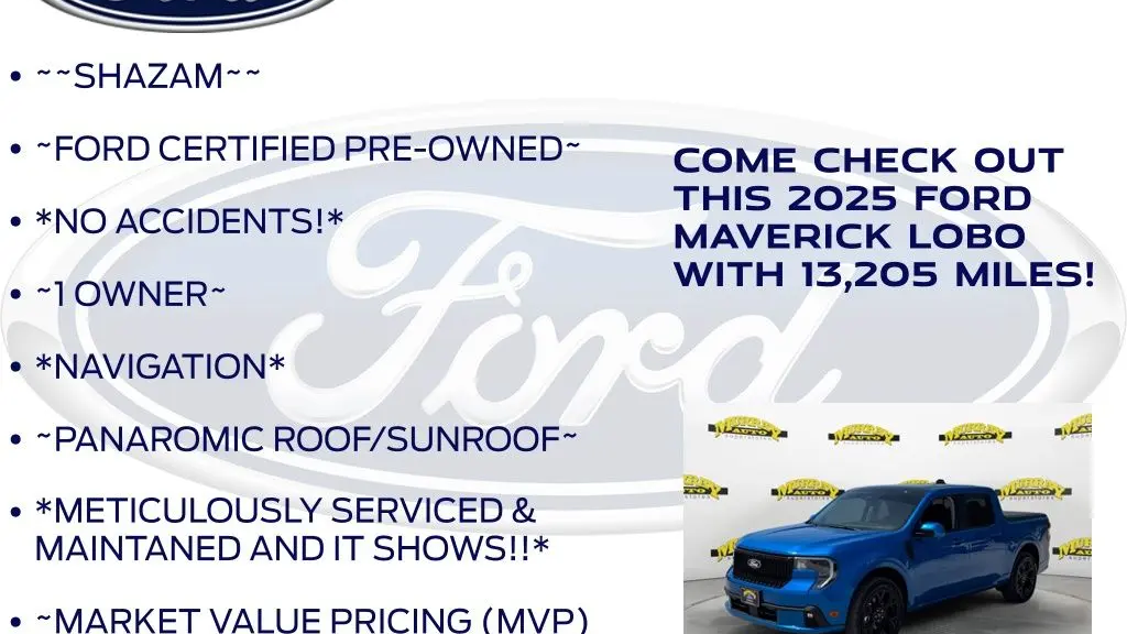 2025 Ford Maverick Lobo