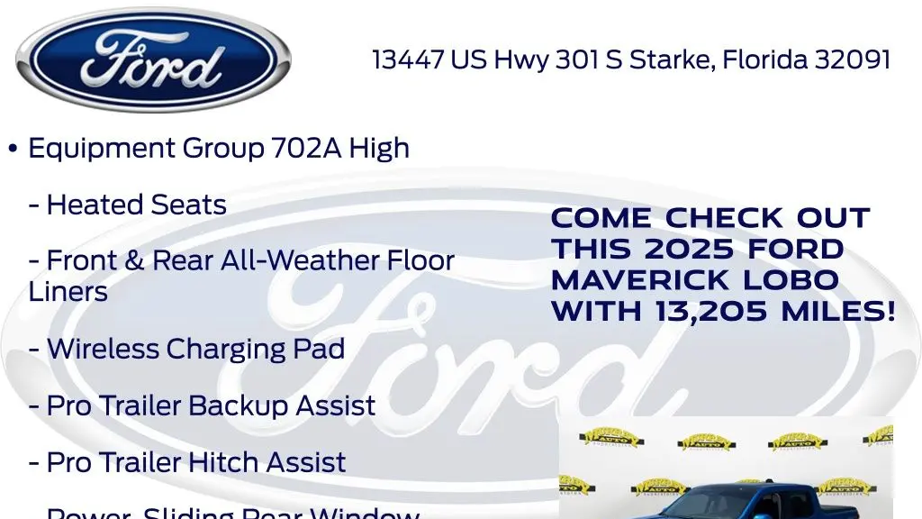 2025 Ford Maverick Lobo