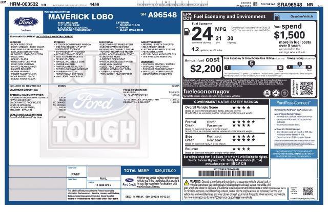 2025 Ford Maverick - $37,995