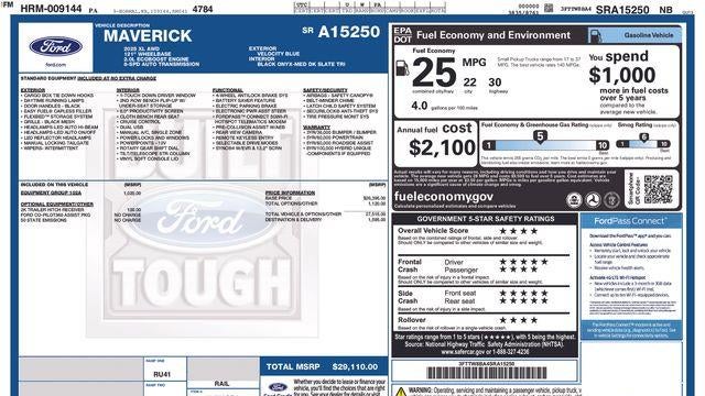2025 Ford Maverick XL
