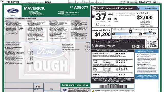 2023 Ford Maverick Lariat