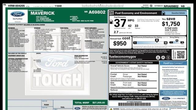 2022 Ford Maverick XL