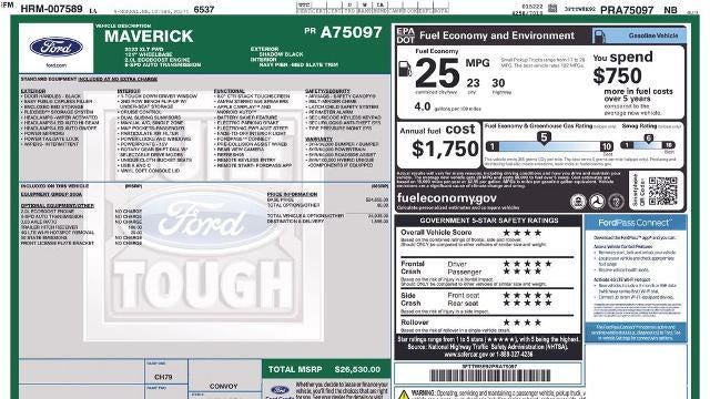 2023 Ford Maverick XL