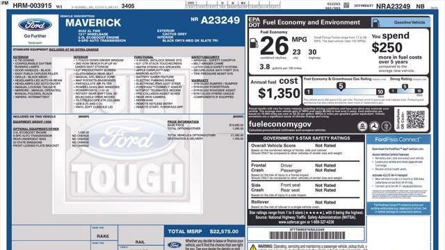 2022 Ford Maverick XL