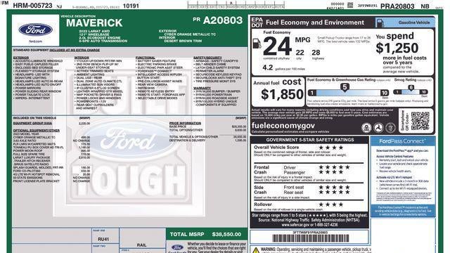 2023 Ford Maverick Lariat