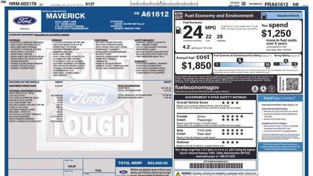 2023 Ford Maverick Lariat