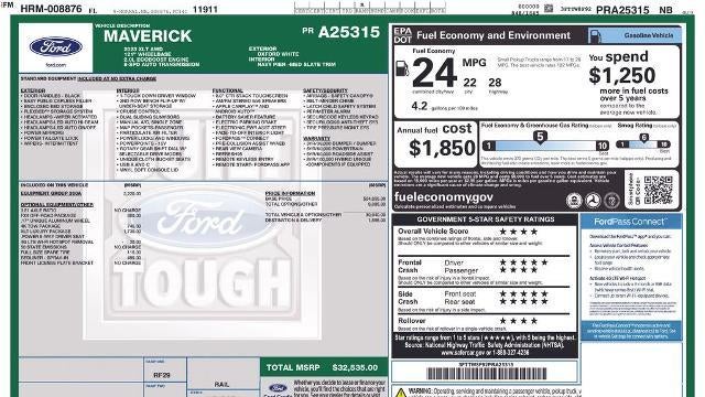 2023 Ford Maverick XL