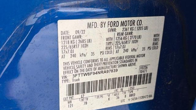 2022 Ford Maverick XL