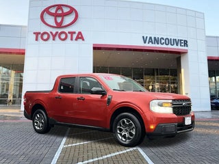 2022 Ford Maverick with Hot Pepper Red Tinted Clearcoat Metallic Exterior