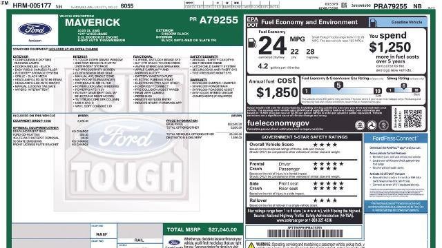 2023 Ford Maverick XL