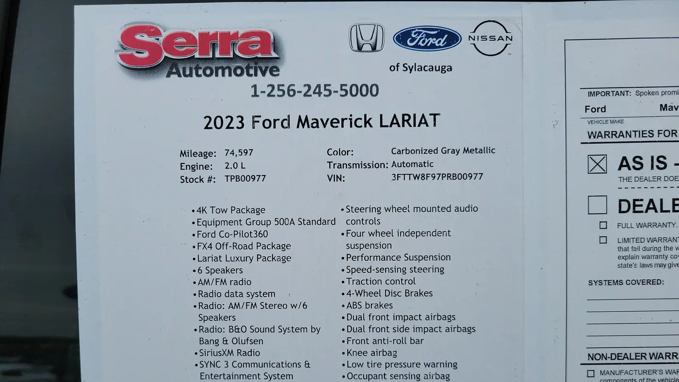2023 Ford Maverick XL