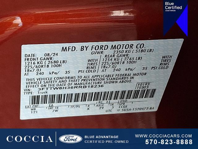 2024 Ford Maverick - $30,490