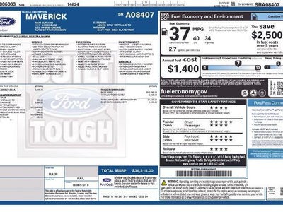2025 Ford Maverick AWD XLT 4DR Supercrew 4.5 FT. SB