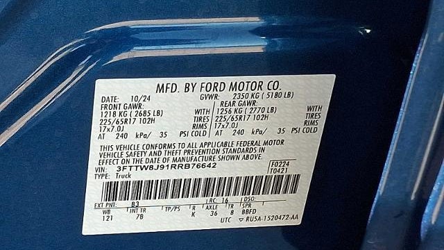 2024 Ford Maverick XLT