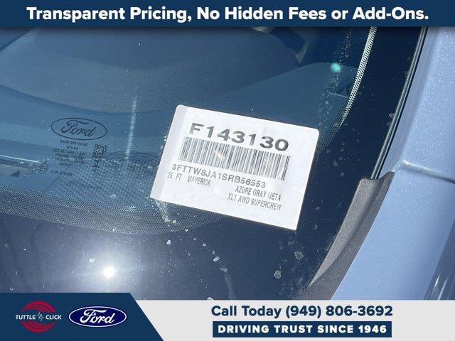 2025 Ford Maverick - $28,790