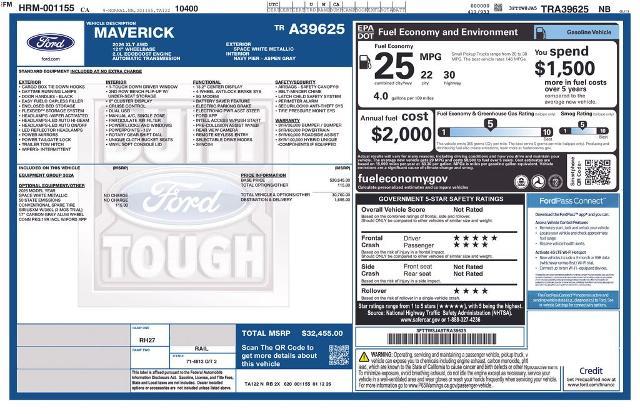 2026 Ford Maverick - $29,944