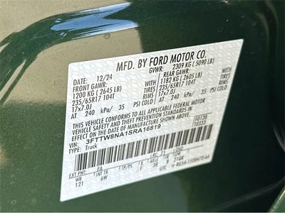 2025 Ford Maverick AWD Tremor 4DR Supercrew 4.5 FT. SB